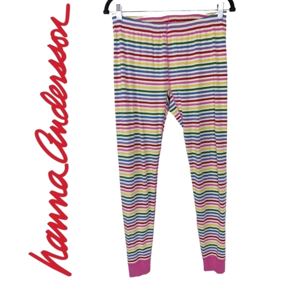Haut De Pyjama Hanna Andersson - Rouge/Crème - Coton Bio - Taille 14 Enfant